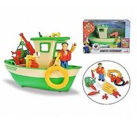 Simba 109251074 - Fireman Sam - Sam Charlie's Fishing Boat with Figure