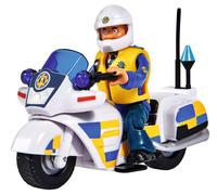 Simba 109251092 - Fireman Sam - Sam Police Motorcycle with Figure - New