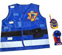 Simba 109252477 Fireman Sam Costume, for Children from 3 Years, Fire Brigade Res