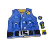 Simba 109252478 - Fireman Sam Police Insert Set, Printed Vest with Reversible Function, Body Cam 5 cm with Picture Viewer, Walkie-Talkie, Brand