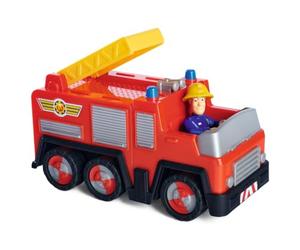 Simba 109252505 Fireman Sam Jupiter, Childish Version with Figure 7 cm, Toy Car 17 cm, Fire Engine from 3 Years