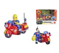 Simba 109252654 Fireman Sam Fire Brigade Motorcycle with Figure and Accessories, 10.5 cm, from 3 Years