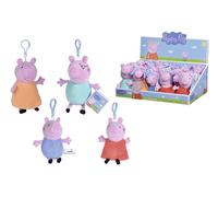 Simba 109261000 Peppa Pig Plush Keyring Pink