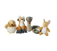 Simba 109293107 Gruffalo Plush Toys - The Characters of Gruffalo as Cuddly Toys, Choose Between Fox, Snake, Owl and Mouse, 18 cm, from 0 Months, Random Selection, 1 Piece