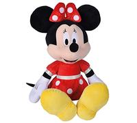 Simba 6315870232PRO - Disney Minnie Mouse, 60 cm Plush Toy in Red Dress, Cuddly Toy, Mickey Mouse, from the First Months of Life