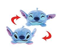 Simba 6315870316 - Disney Lilo and Stitch, Reversible Plush Toy, 8 cm, 2 Faces, Suitable for Children from the First Months of Life