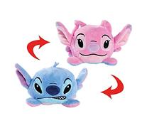 Simba 6315870317 - Disney Lilo and Stitch Reversible Plush Toy, 8 cm, 2 Faces, Suitable for Children from the First Months of Life
