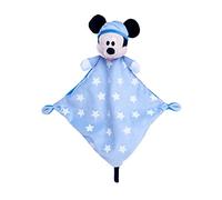 Simba 6315870352 Disney Goodnight Mickey Mouse Comforter, Glow in the Dark Plush, Mickey Mouse, Baby Toy, Cuddly Toy, Comforter, Suitable from the First Months of Life