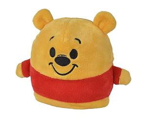 Simba 6315870365 Disney Winnie The Pooh, Pooh Bear and Eeyore Reversible Plush Figure, 8 cm, 2 Faces, Suitable for Children from the First Months of Life