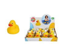 Simba ABC 104013533 Bath Duck, 8 cm, Yellow, Bath Fun, Bath Toy, Water Duck, Bath Duck, Squeaky Duck, Suitable from 3 Months