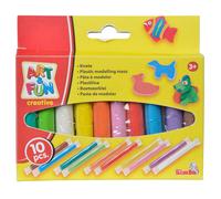 Simba Art & Fun 106324169 10 Coloured Dough Sticks Made in Germany