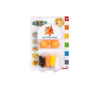 Simba Art & Fun Air Dry Clay Tiger Creative Air Drying Dough Set, 4 Airclay Colours, Plastic Parts and Instructions, DIY Kit for Kids 5+ Years