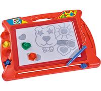 'Art & Fun' Magnetic Drawing Boards for Kids | Magic Drawing Board and Magnetic Scribbler with 4 Stamps and Magnetic Pen | Ages 3+