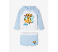 Simba Baby Bath Set: UV-Protection T-Shirt + Boxer Shorts, Disney® Lion King sky blue