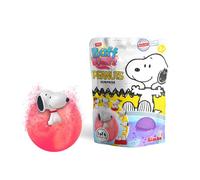 Simba Baff Bombz Peanuts Surprise - Glibbi Bath Bomb with Surprise, Random Selection of 3 Colours & 1 of 6 Snoopy Figures, 100 g, for Ages 3+