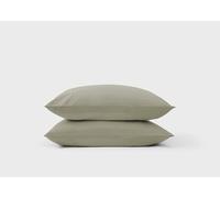 Simba Brushed Tencel Pillowcase Pair, Sage Green, 50x75cm, Velvety Soft