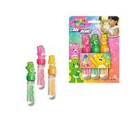 Simba Care Bears Bubble Wand Set of 3 - Bubble Toy with Lucky Bears, 30 ml of Lye, Colourful Outdoor Set for Children, Ideal Party Bag or Gift, Ages 3+