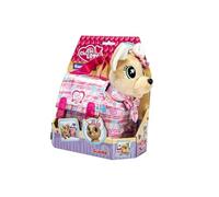 Simba Chi Chi Love Kawaii Pixel Chihuahua Plush Dog with Pixel Heart Outfit and Carry Bag, Cute Stuffed Animal for Children, 20 cm, from 3 Years