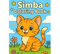 Simba Coloring Book for Kids: 20 Cute Kitten Pages with Rhyming Verses (Simba Adventures Series)
