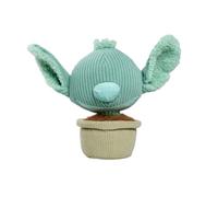 Simba Disney in Bloom Stitch Plush Toy - Stylish Decorative Plant Like Design Soft Touch Iconic Stitch Appearance Plush Toy and Collectible Figure Grey Green Size Approx 22cm