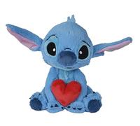 Simba Disney Stitch Holding Love Heart 25cm Plush soft toy gift for kids and adults, Valentines Day Gift, from 0 years