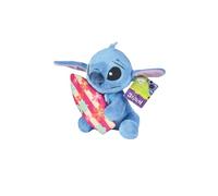 Simba Disney Stitch With Surfboard 25cm, cuddly soft toy for kids and adults for birthday and gift, from 0 years