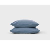 Simba Egyptian Cotton Pillowcase Pair, Midnight Blue, 50x75cm, Silky Sateen Finish