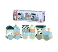 Eichhorn 100003804 Wooden Train, Grey/Light Blue