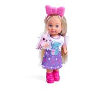 Simba Evi Love Bubble Tea - Moving Doll in a Cute Bubble Tea Outfit, 12 cm, from 3 Years