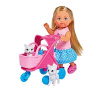 Simba 105733348 - Evi Love Cat Buggy, with Two Cats in Cat Buggy, Removable Bag,