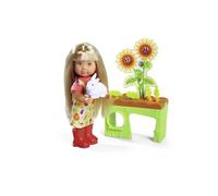 Simba Evi Love Garden Doll in the Garden with Raised Bed and Vegetables for Harvesting, Includes Small Rabbit, 12 cm Toy Doll, from 3 Years
