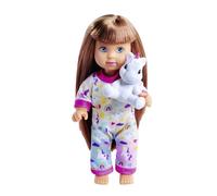 Simba Evi Love Pyjamas, 3 Assorted Designs, Only One Item Delivered, Doll in a Cute Pyjamas with Unicorn Cuddly Toy, 12 cm Toy Doll, from 3 Years