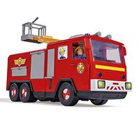 Simba - Fireman Sam - Jupiter Truck Series 13 - Sam + Radar figures included - Sound and light functions - Numerous accessories - 109252516038 Red