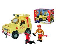 Simba - Fireman Sam Mountain Vehicle 4x4, 109252511038, + 3 Years, 15 cm, with Light and Sound