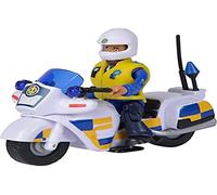 Fireman Sam Police Motorcycle With Articulated Malcolm Character Action Figure