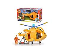 Fireman Sam Playset Helicopter Big Wallaby 2 with Figure Sounds Lights