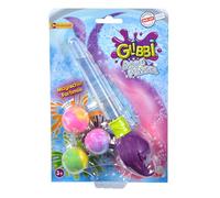 Simba Glibbi 105953570 Bath Brush, Brush with Three Bath Bombs, Colours the Water Colourful, Magic Wand for the Bathtub, Bath Toy, from 3 Years