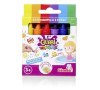 Simba Glibbi 105953679 Colouring Fun, 6 Pens, Bath Paint Pens, 6, Washable, from 3 Years