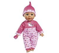 Simba Laura Kitzel Baby 105140060 Soft Body Doll with Rainbow Romper, Makes 25 Baby Sounds, 38 cm, Baby Doll from 2 Years