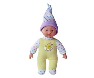 Simba Laura Stars Collection 105140003 Soft Body Doll with Five Sounds, in Cute Candy Star Design, 3 Assorted Designs, 20 cm, Baby Doll from 2 Years