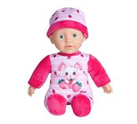Simba Laura Strawbunny Soft Body Doll Strawberry Sleepsuit with Rabbit Ears 30 cm Soft Toy from 1 Year