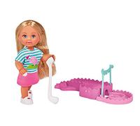 Simba Love Mini Golf Doll in a Cute Summer Outfit with Mini Golf Course, Bats and Balls