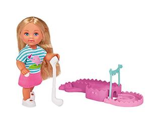 Simba Love Mini Golf Doll in a Cute Summer Outfit with Mini Golf Course, Bats and Balls