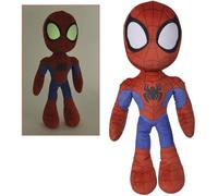 Simba - Marvel Spider-Man Plush, 50 cm, 100 Original, Eyes Glow in the Darkness