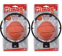 Simba Mini Basketball Hoop for Bedroom or Indoor Use (Pack of 2)