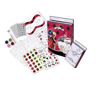 Simba Miraculous Glittery Tattoo - Glitter Tattoos for Children, Sparkling Motifs with Ladybug and Cat Noir, Includes Applicator, Temporary Tattoos, Child-friendly and Washable, 6 cm, from 3 Years