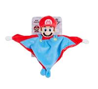 Simba My Mario Rattle Towel Soft Plush Toy Nintendo Toy for Fans and Babies from the First Months of Life
