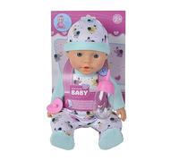 Simba 105030511 New Born Baby Small Elephant Full Vinyl Doll with Drinking and Wet Function, Bottle and Dummy, 30 cm, from 2 Years