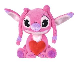 Simba Plush Toy, Angel Hugging A Heart, 25 cm, Lilo & Stitch - Soft and Loving Plush Toy, Official Disney Licensed Product, Suitable from 0 Months (6315877002X12)