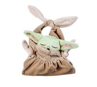 Simba Star Wars Grogu Comforter Cradle 100% GRS Recycled - Plush Toy, Cuddly Stuffed Toy, Soft Plush, Gift Idea for Children and Fans, from 0 Months